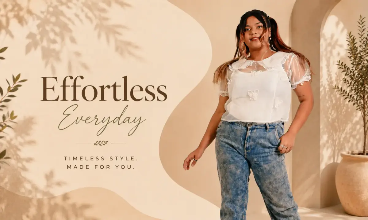 How to style a white organza top - Bloomazz White Organza Top styled with a blue jeans